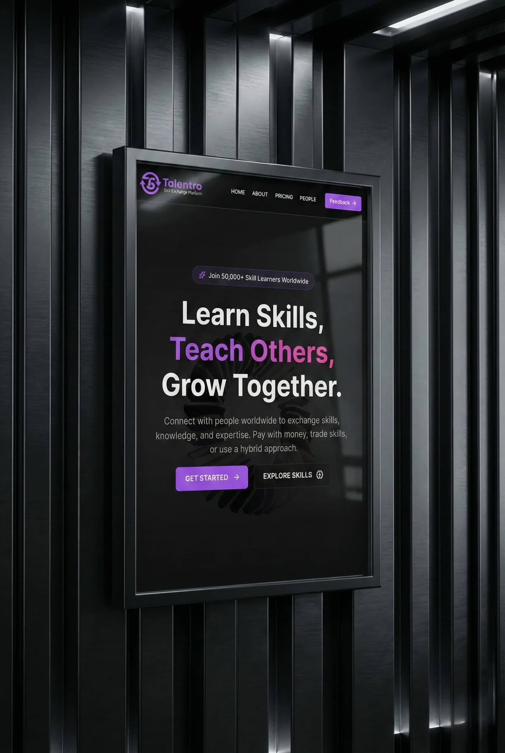 Screenshot of Talentro